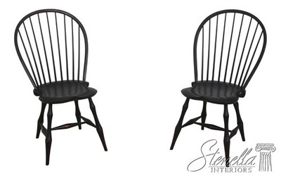 72621: Pair Of DR DIMES Bow Back Windsor Chairs