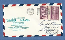 FIRST FLIGHT DEDICATION SEA PLANE BASE WINTER HAVEN FLA FEB 1,1941