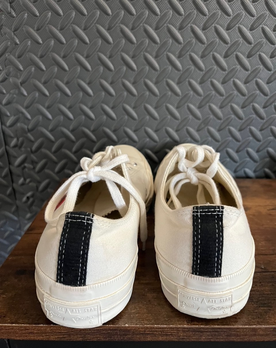 Converse x Commes De Garcons Play CDG Chuck 70 Ox 'White' Men's Size 10 150207C image 5