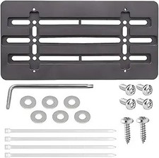 Universal Front License Plate Bracket Holder for SUV, Sedan, Truck, Mounting Kit