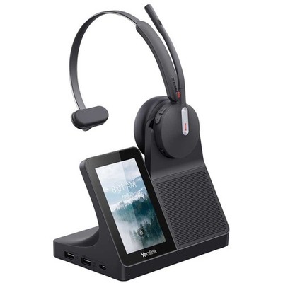 Yealink YEA-WH64-WORKSTATION-MONO WH64 Mono Wireless Headset Workstation