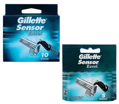 Gillette Sensor Excel Auswahl an Rasierklingen OVP 5 10 15 20 25 30 40 50 - 100