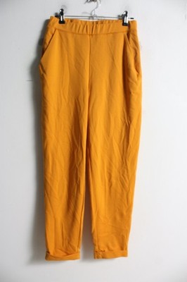 H&M Damen Haremshose mit Gummibund - Gelb - Größe XS Extra Small (b11)