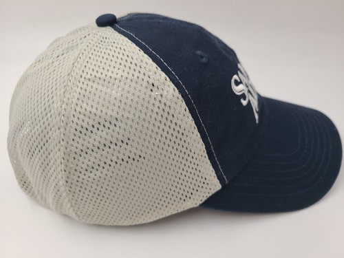 Samuel Adams Mesh Trucker Adjustable Hat Cap Beer Casual Baseball Men Women Blue - Picture 6 of 11