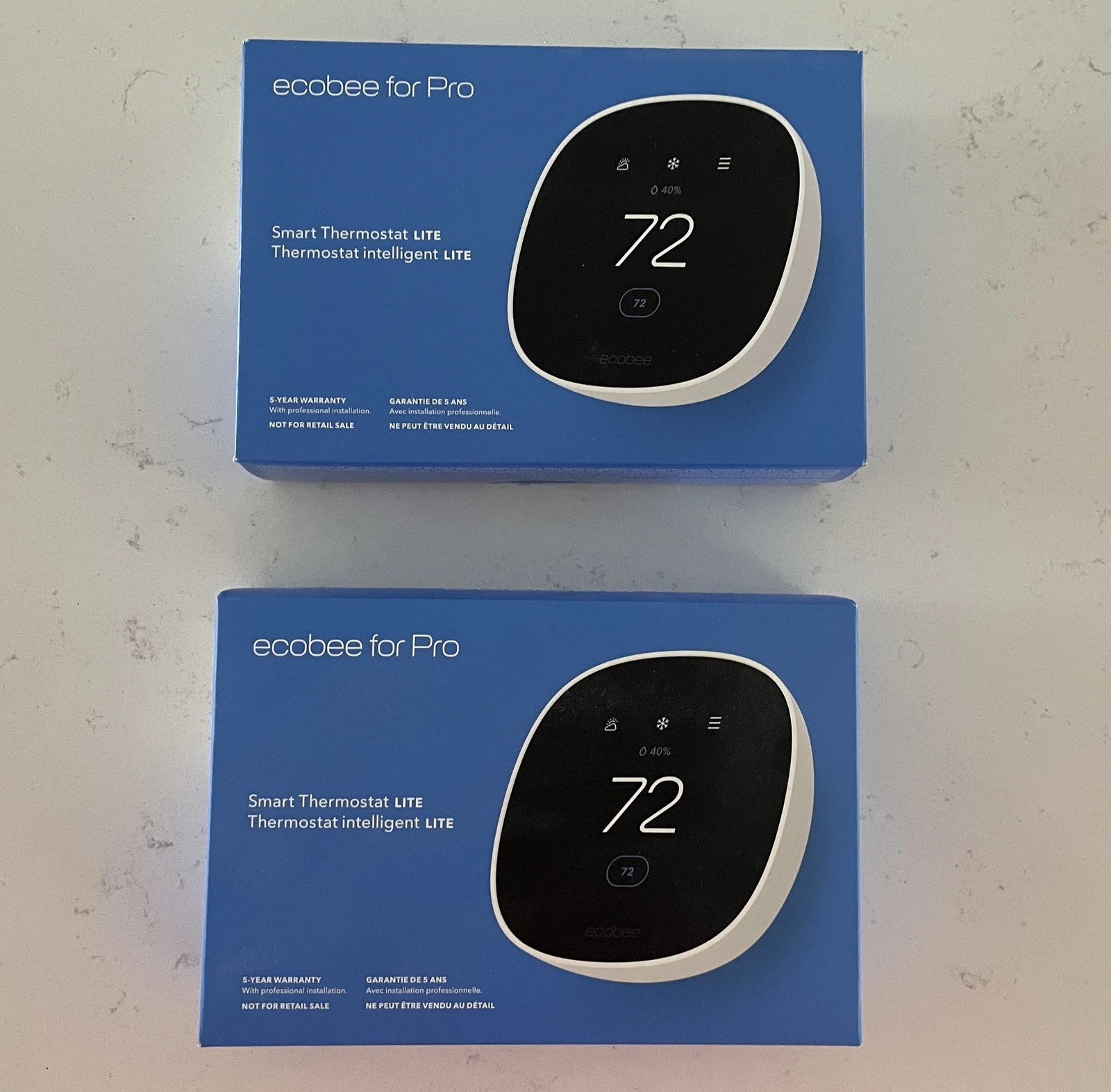 TWO NEW Ecobee for Pro Smart Thermostat Lite EB-STATE7P-01 NIB Sealed Home