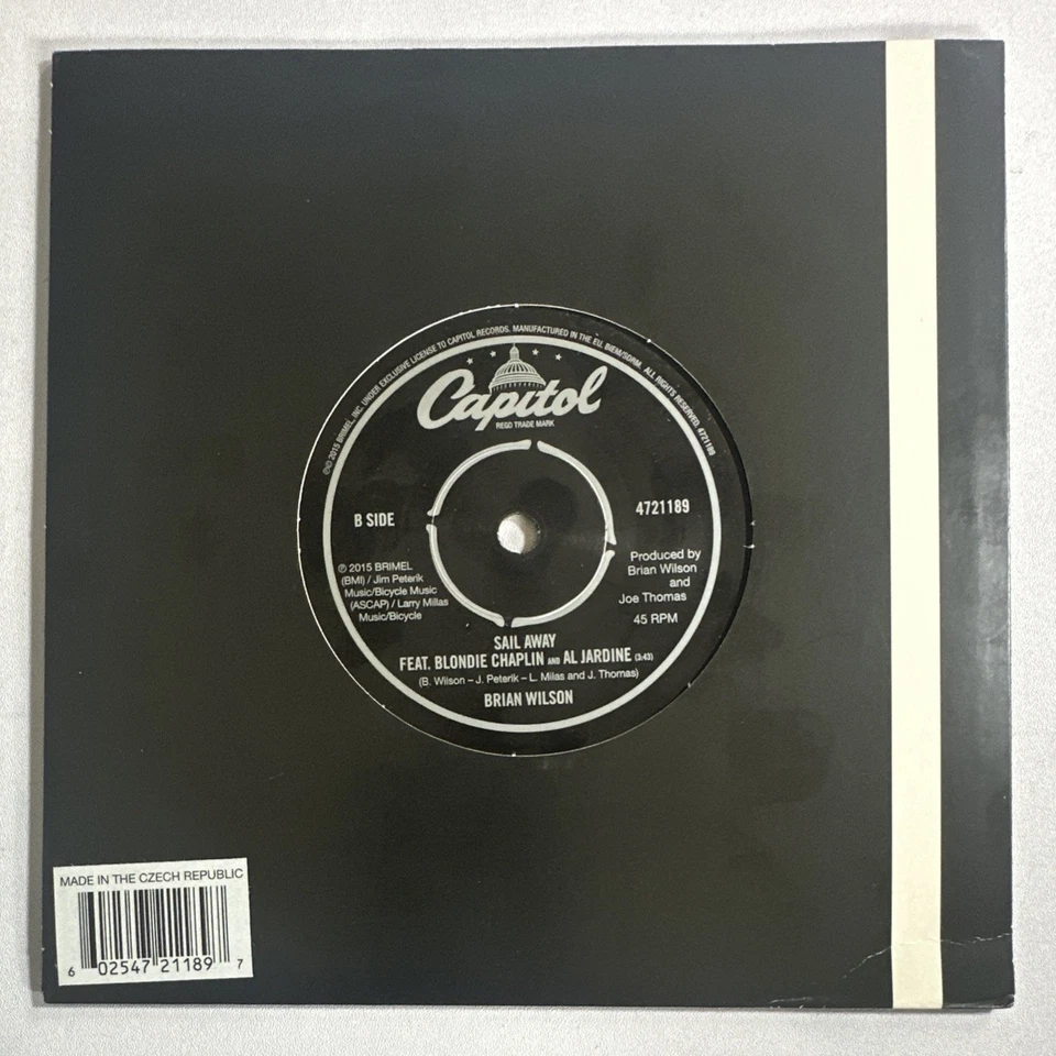 Brian Wilson  The Right Time 7" Vinyl Single (RSD) New/Unplayed - EU Capitol NM - Image 4 of 4