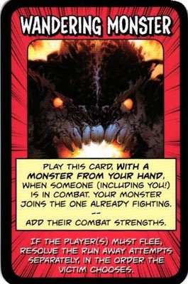 WANDERING MONSTER USAopoly Munchkin Marvel The Game Collectible Card