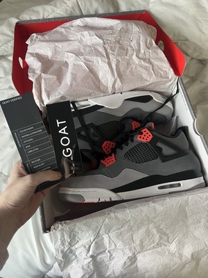 Jordan Air Jordan 4 Retro Mid Infrared Dark Grey/Black Men s DH6927-061 2022