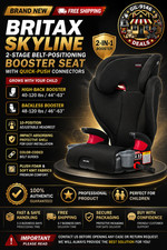 Britax Skyline 2-Stage Booster Seat Dusk Quic...
