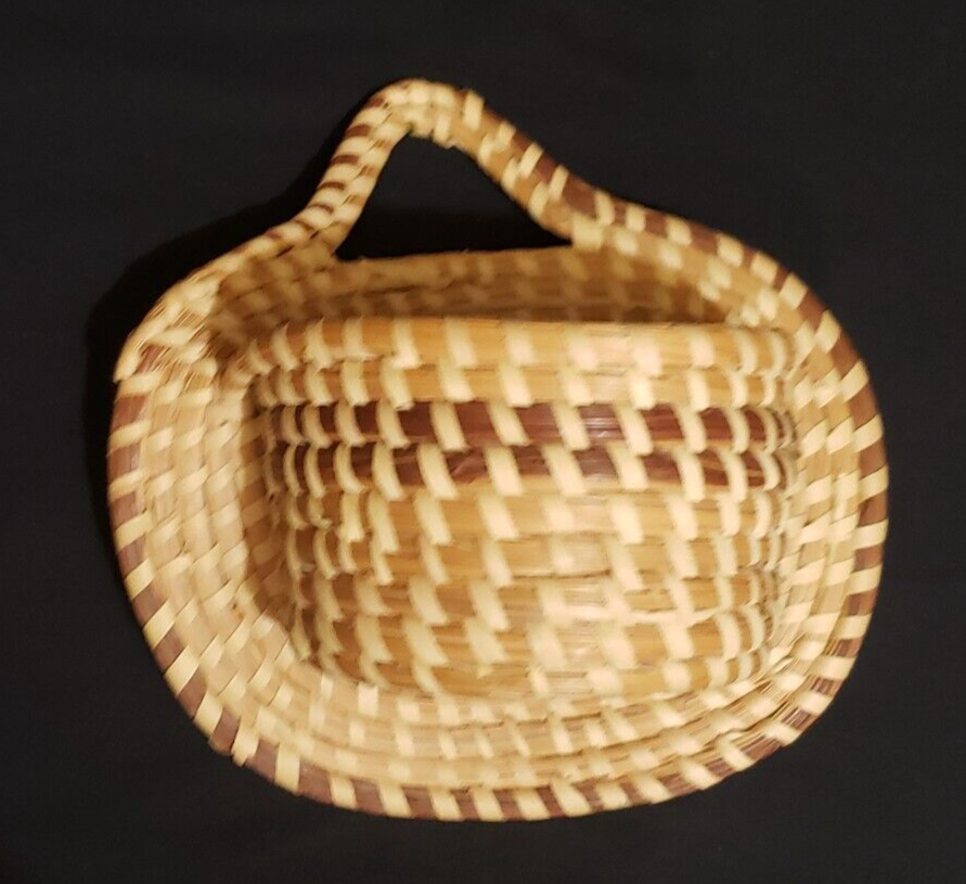 Sweetgrass Hanging Wall Basket South Carolina Charleston Gullah eBay