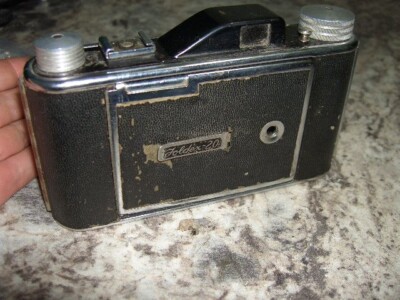 Vintage Pho-Tak Foldex 20 Folding Film Camera 86mm Octvar Lens