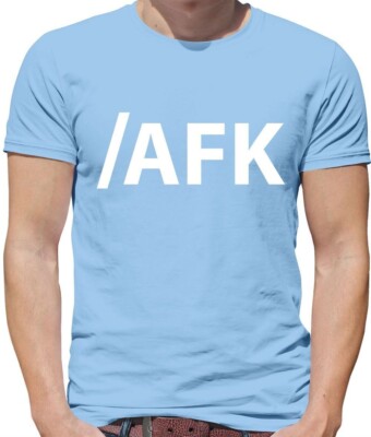 / Afk (Auswärts Aus Tastatur) - Herren - Nerd Geek Lustiger Spruch Computer