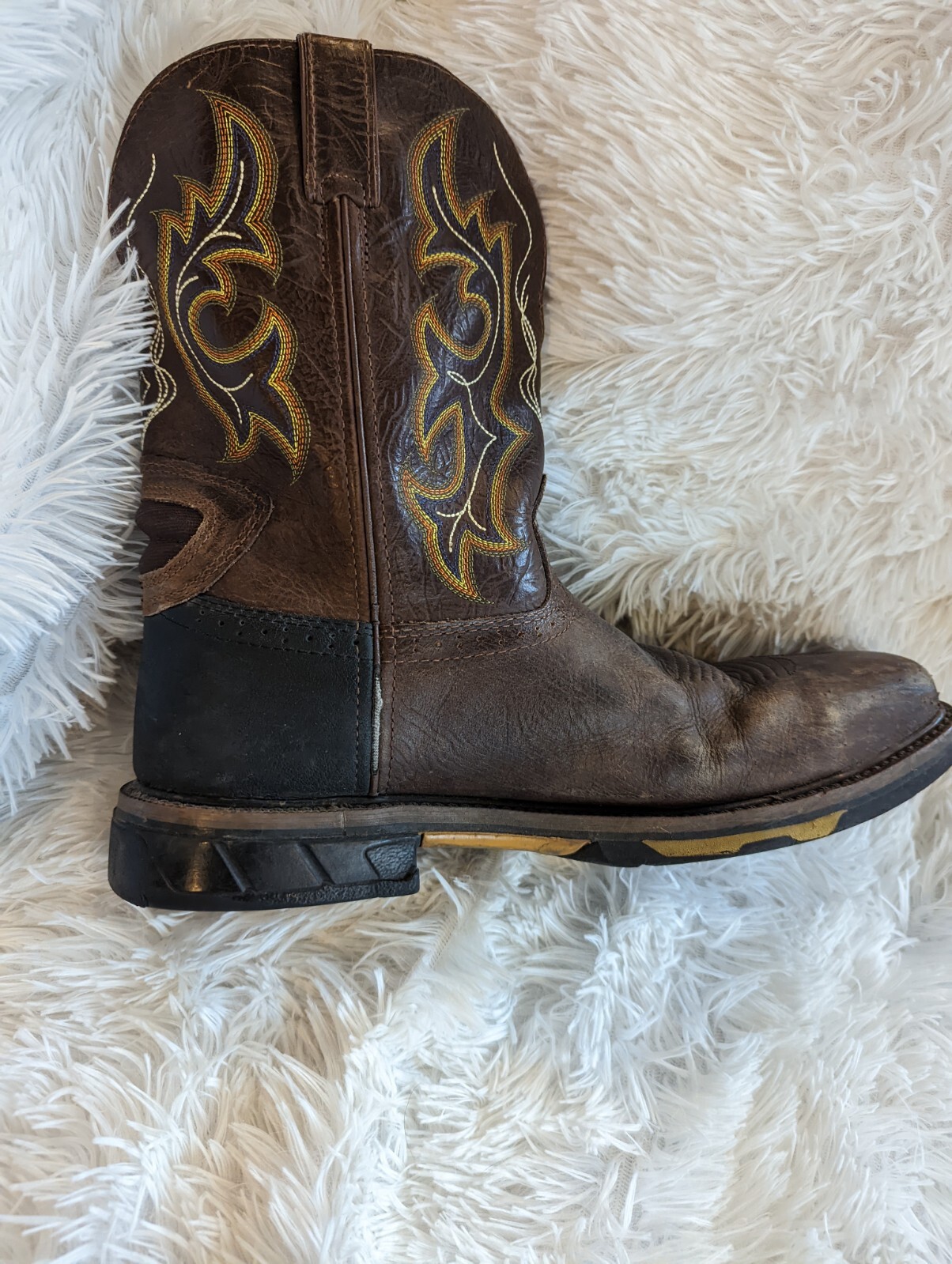 Original Justin Work Cowboy Boots Waterproof Steel to… Gem
