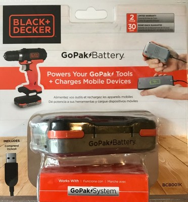 Gopak black decker аккумулятор