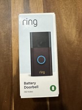 Ring Battery Doorbell Smart Wifi Video Doorbell an Two-way Talk Venetian Bronze