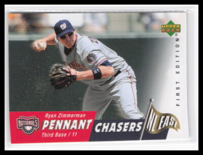 Ryan Zimmerman #PC-RZ 2007 Upper Deck First Edition Pennant Chasers Nationals