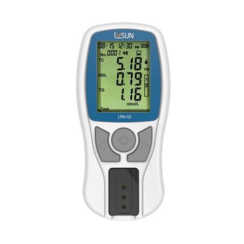 5 in 1 Optics Blood Lipid Analyzer Total Cholesterol (TC) with 10pcs Strips
