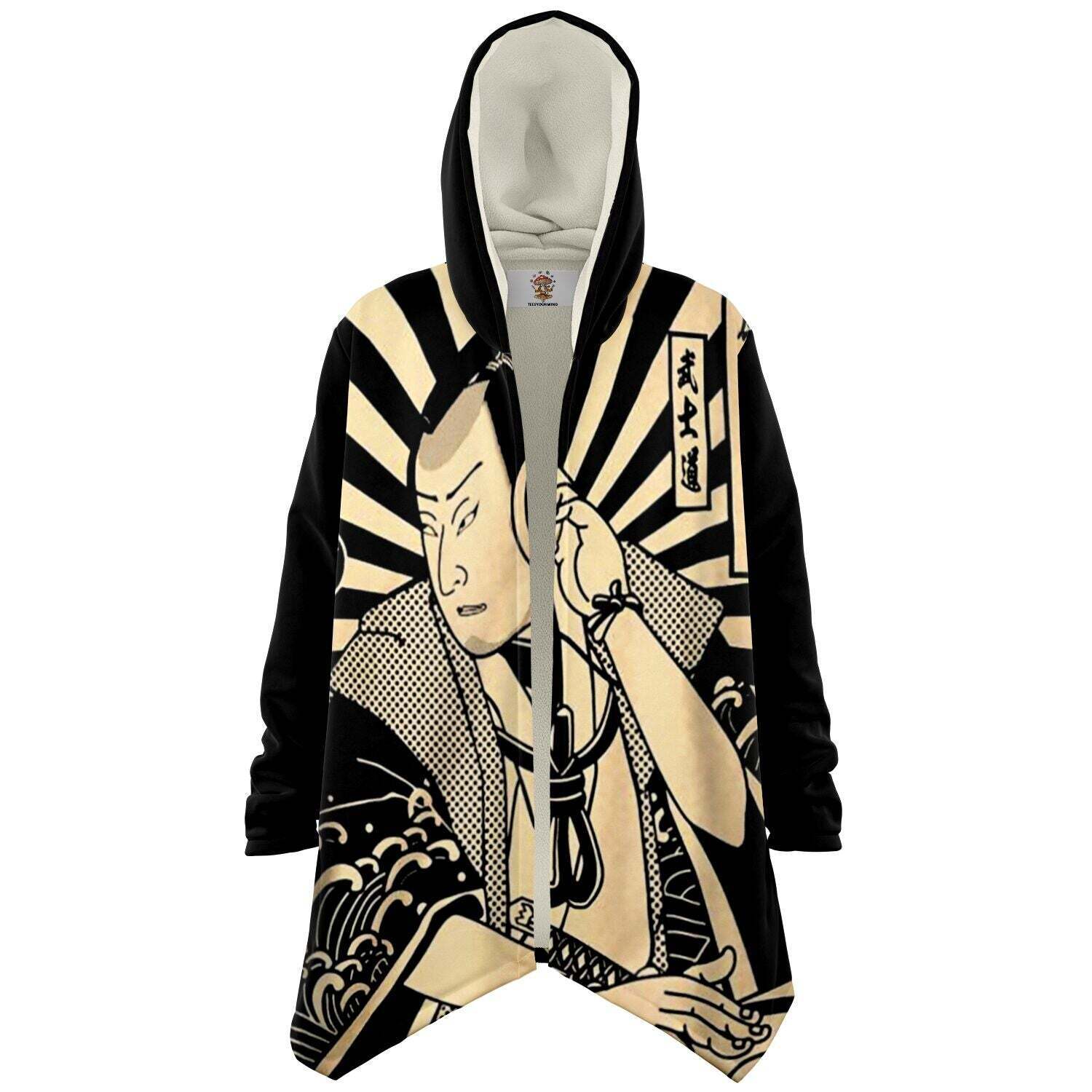 Afro Samurai Warrior Vintage Retro Japan Swordsmen Bushido Code Anime Gift  Cloak