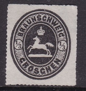 BRUNSWICK ^^^^^ 1865   sc# 12  mint NG  CLASSIC    @ x xxrum 2205brun