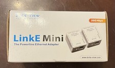 BRITE-VIEW LINKE MINI 500 MBPS POWERLINE ETHERNET ADAPTER BVP- 5100D - New
