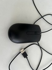 Dell Model Black Wired Mouse Dell MS116t1 Optical Black New