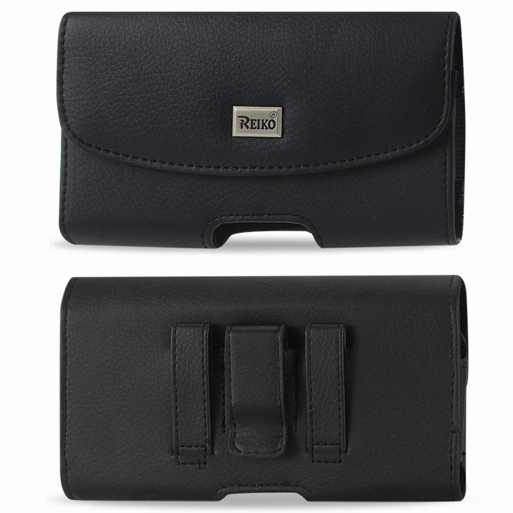 Reiko Leather Pouch Case Belt Loop Clip For iPhone 7 8 X XR 11 12 13 14 Pro Max