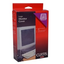 Curtis 67613 Large Vinyl Plastic Monitor Cover - 22"x19"x21 - Protects from Dust