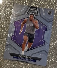 2024 Panini Mosaic Football #374 Adisa Isaac RC Rookie Card Baltimore Ravens 