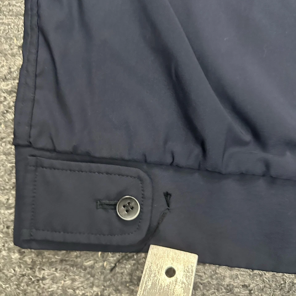 Chaqueta con Capucha SamuelSohn Fin de Semana Hombres 44R Azul Lana Cortavientos Cremallera Completa Canadá Foto 4 de 4