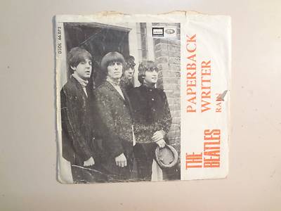 BEATLES:Paperback Writer 2:30-Rain 3:08-Spain 7'' 66 Odeon E.M.I. DSOL 66.073 PSL
