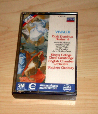 Musik Kassette MC - Vivaldi : Dixit Dominus Beatus vir
