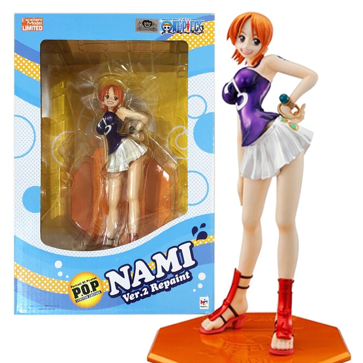 MegaHouse P.O.P ONE PIECE LIMITED EDITION Nami Ver.2 Repaint MegaHouse P.O.P ONE PIECE LIMITED EDITION Nami Ver.2 Repaint