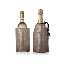 Vacu Vin Rapid Ice Wine and Champagne Cooler Set - Platinum
