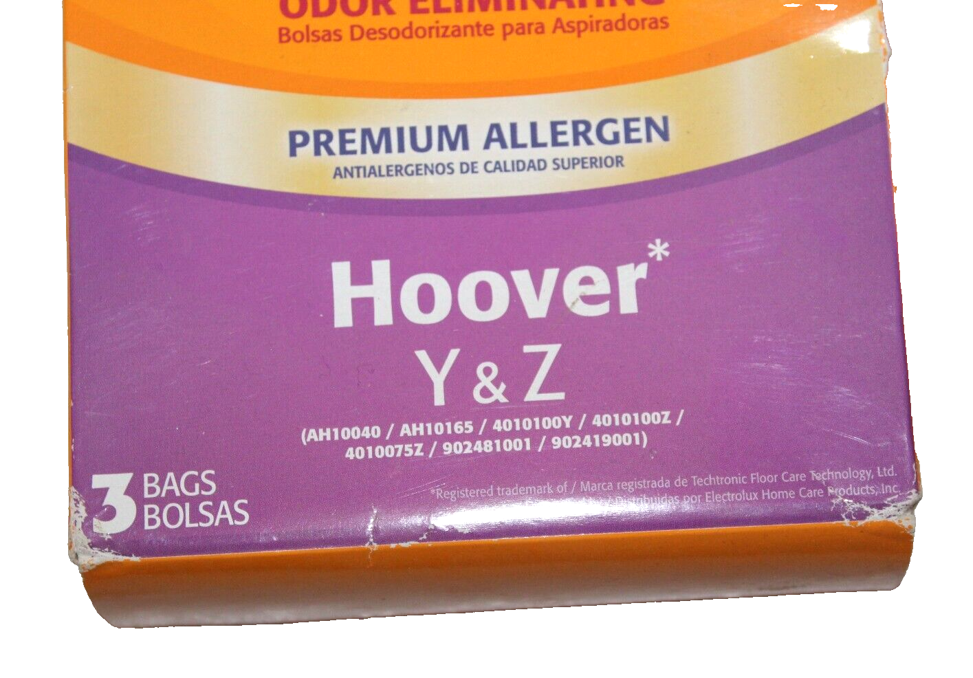 Arm Hammer Hoover Vacuum Bag Type Y Z 3 Pack Premium Allergen 67978G eBay