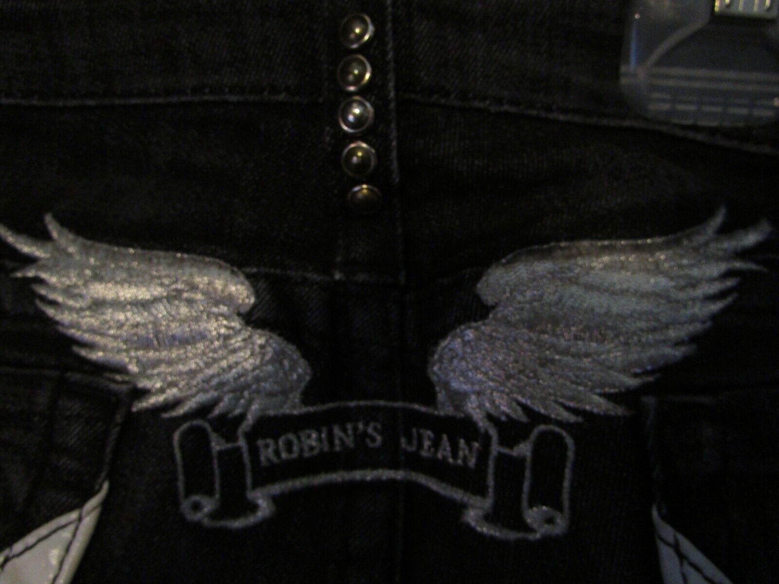 Robin’s Jeans Womans Gold Wings Jeans #SD8072 Mar… - image 5