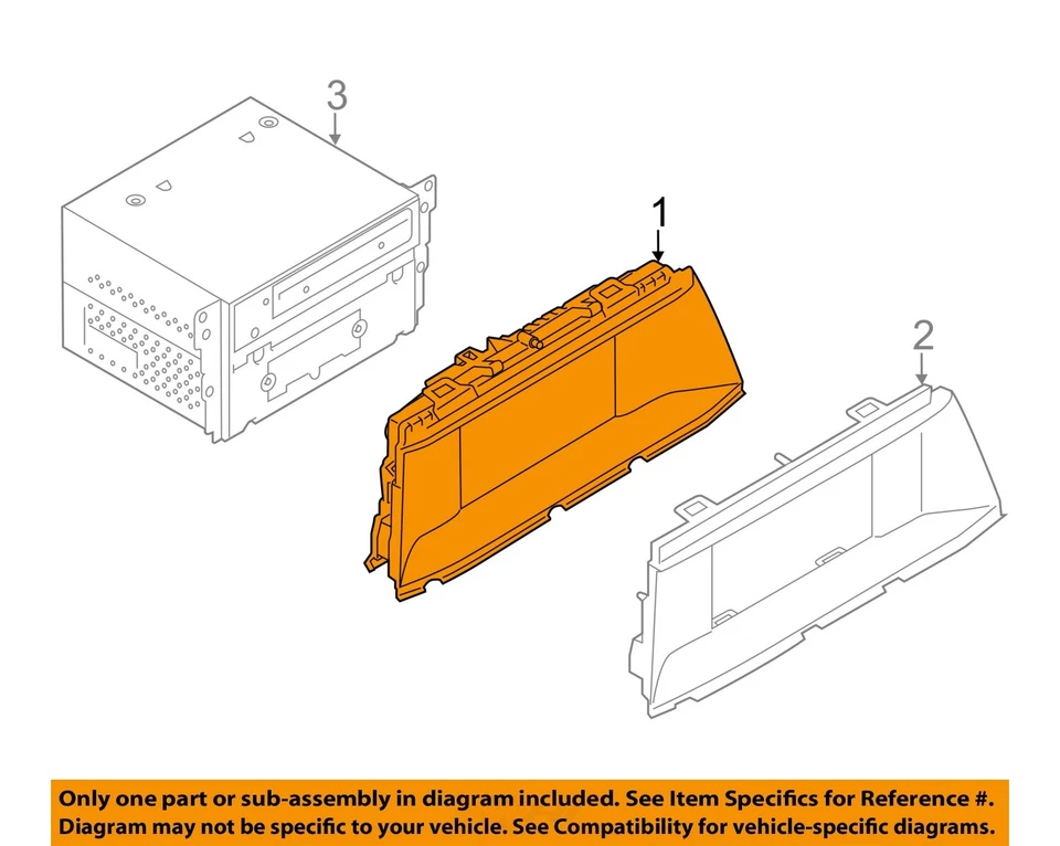 Pantalla de infoentretenimiento usada se adapta a: BMW 535I 2016 pantalla de visualización tablero delantero 10`` scr Foto 3 de 4