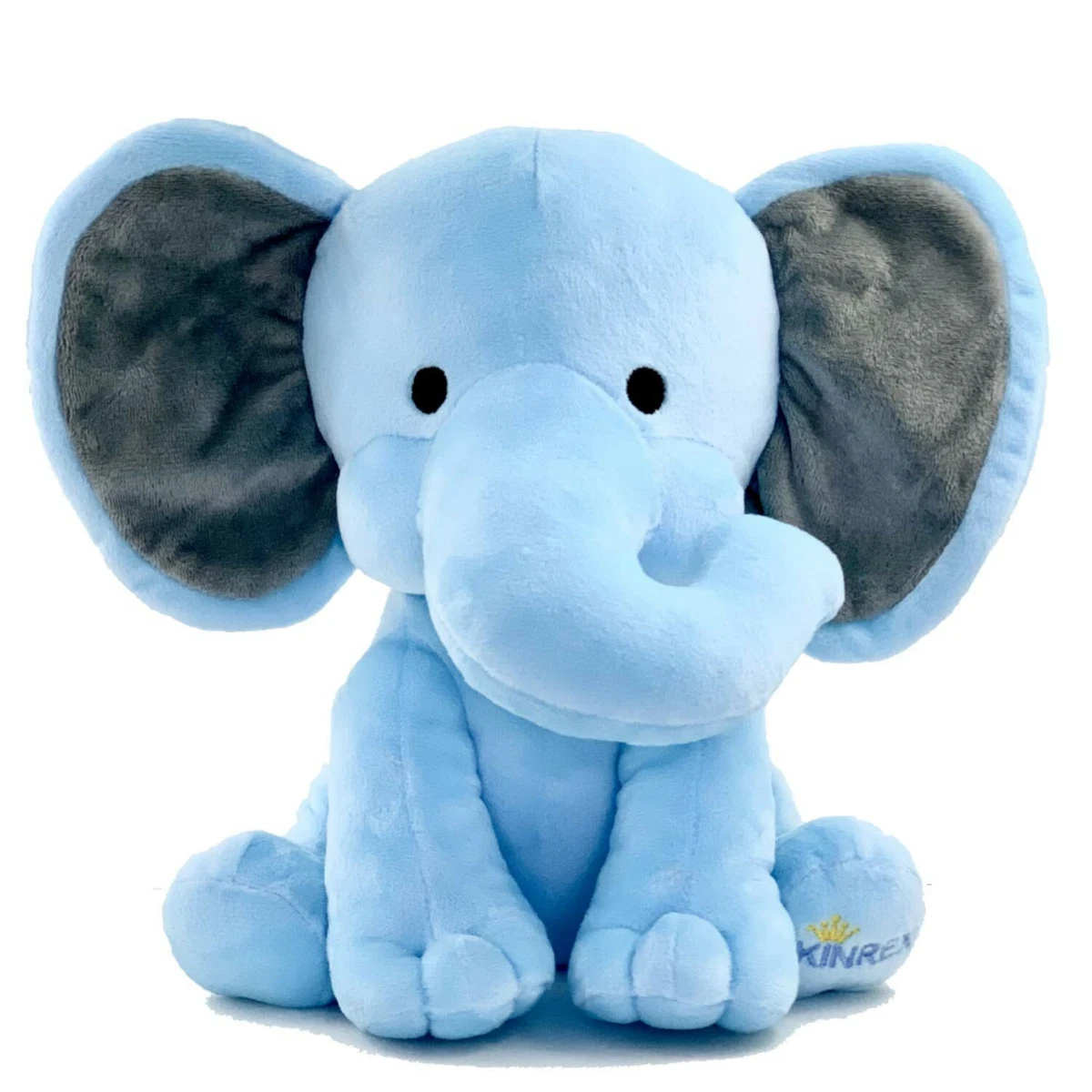 Blue elephant sales plush toy