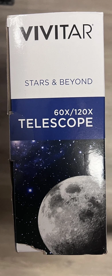 Vivitar Stars And Beyond 60x/120x Refractor Telescope VIV-TEL-50600 With Tripod - Image 3 of 3