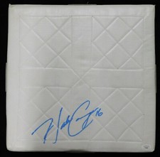 Hank Conger Signed Full Size Replica Baseball Base JSA Authenticated