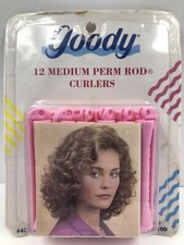 Vintage Goody Perm Rods Curlers Pink Medium 12 Count 1991 430/3 Unopened Pkg