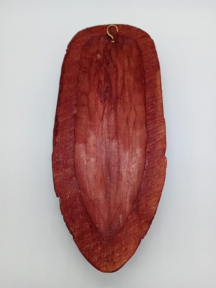 ETHNIC CARVED WOODEN WALL ART Palm, Tree with Head 10" eBay