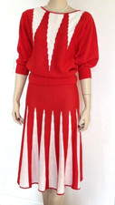 Vintage Laura by Alyzia Women's Sweater Skirt Set