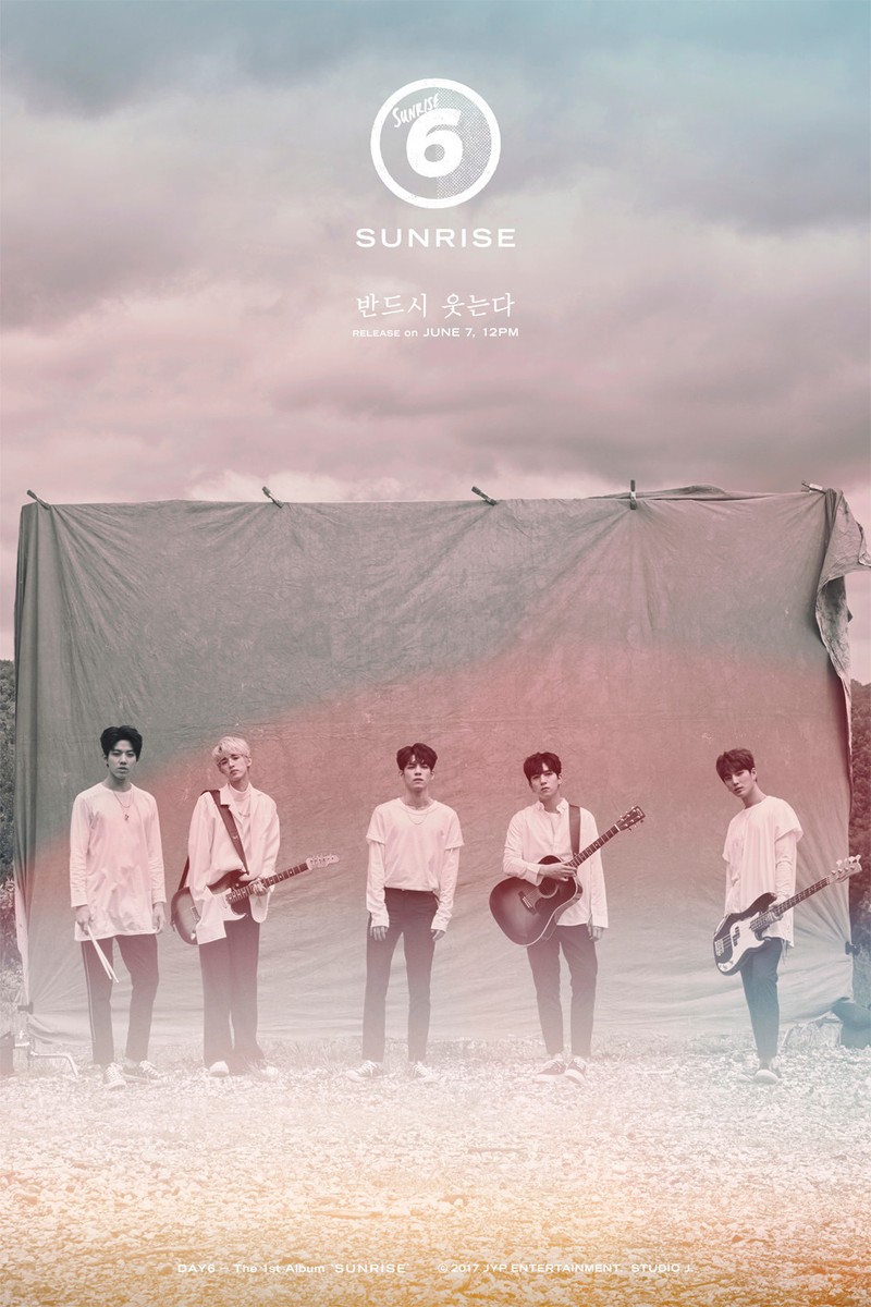 DAY6 [SUNRISE] 1st Album CD+POSTER+Book+Card+Clear Cover Set+