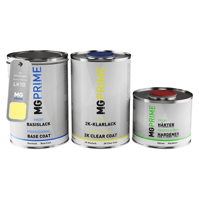 Autolack Dose Set für Volkswagen VW LK1D K1D B6 Jasmingelb Jasmine Yellow 2,5L