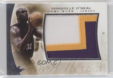 2014 Leaf Q Sports Heroes Memorabilia Shaquille O'Neal #M-SO1 HOF o8c