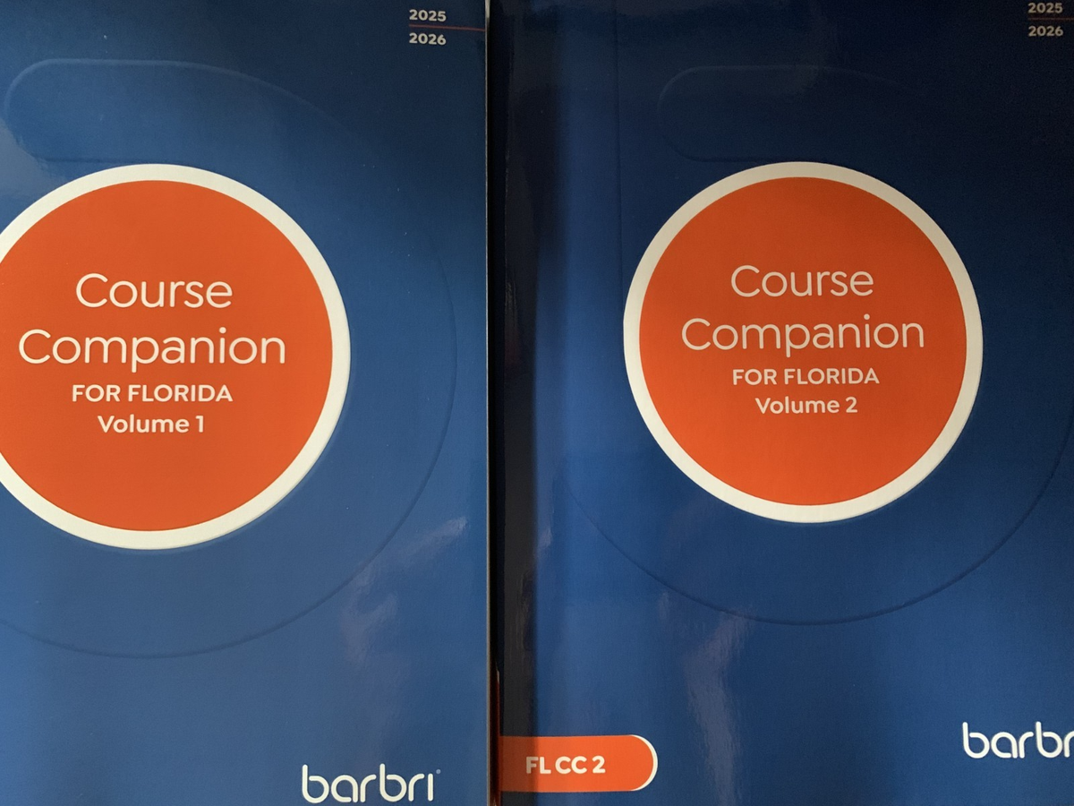 2025 2026 Barbri Bar Exam Course Companion Conviser Mini Review