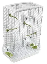  M02 Wire Bird Cage, Bird Home for Parakeets, Finches and Canaries, Tall Medium 