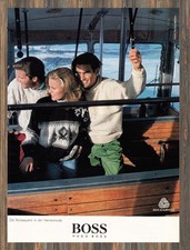 Hugo Boss - Reklame Werbeanzeige Original-Werbung 1990 (2)