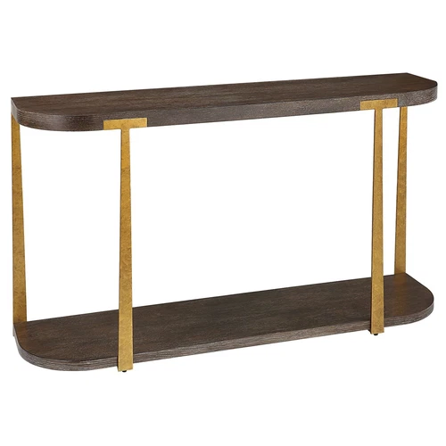 Uttermost Palisade Wood Console Table - Picture 4 of 6