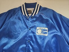 Vintage 80s Anheuser Busch BUSCH Pool League Satin Varsity Jacket Men's 2XL